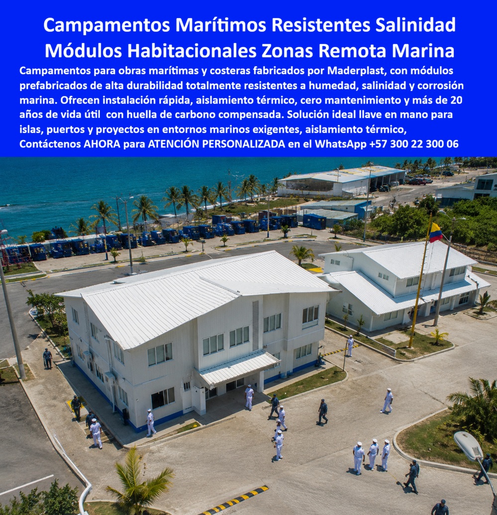 Campamento Obras Marítimas Campamentos Costeros Maderplast - Campamento Zonas Marítimas Prefabricado Resistente Humedad Sal, Módulos Marítimos Para Islas Y Zonas Costeras Remotas, Campamento Obras Marítimas Instalación Rápida Segura, Campamento Obras Marítimas Campamentos Costeros Maderplast Campamento Zonas Marítimas Prefabricado Resistente Humedad Sal Módulos Marítimos Para Islas Y Zonas Costeras Remotas Campamento Obras Marítimas Instalación Rápida Segura