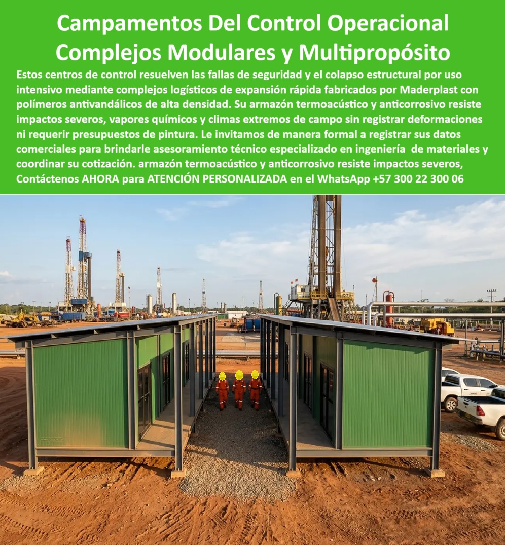 Campamento Principal Control Operaciones Caseta Obra Maderplast - Caseta Vigilancia Penitenciaria Modular Resistente Impacto, Campamento Industrial Multipropósito Resistente Uso Intensivo, Complejo Modular Operaciones Expansión Rápidas Campamento Principal Control Operaciones Caseta Obra Maderplast Caseta Vigilancia Penitenciaria Modular Resistente Impacto Campamento Industrial Multipropósito Resistente Uso Intensivo Complejo Modular Operaciones Expansión Rápidas