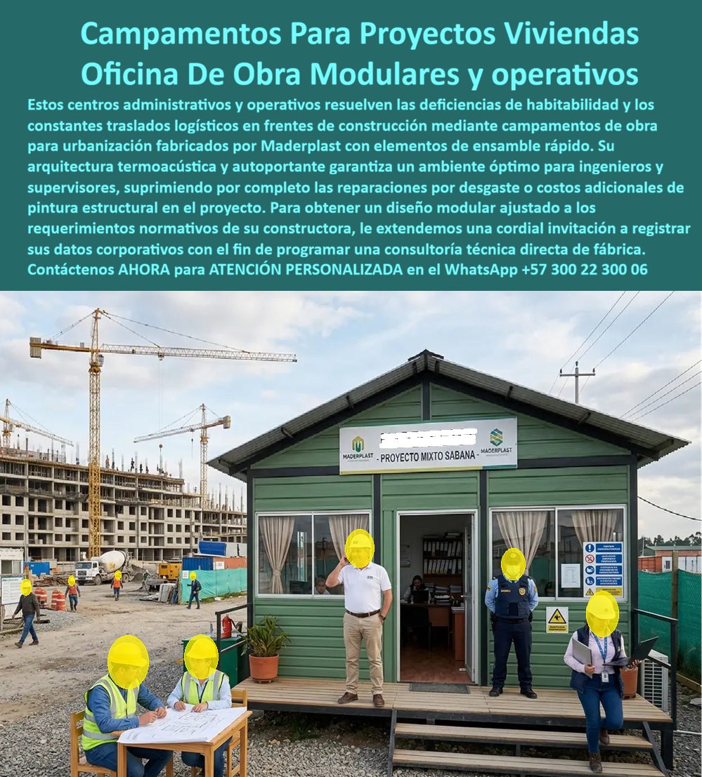 Campamento Proyectos Vivienda Campamentos De Obra Maderplast - Campamento Obra Urbanización Modular Armado Rápido Llave En Mano, Puesto Control Urbanización Prefabricado Resistente Impacto Puesto Control Urbanización Prefabricado movil Campamento Proyectos Vivienda Campamentos De Obra Maderplast Campamento Obra Urbanización Modular Armado Rápido Llave En Mano Puesto Control Urbanización Prefabricado Resistente Impacto Puesto Control Urbanización Prefabricado movil